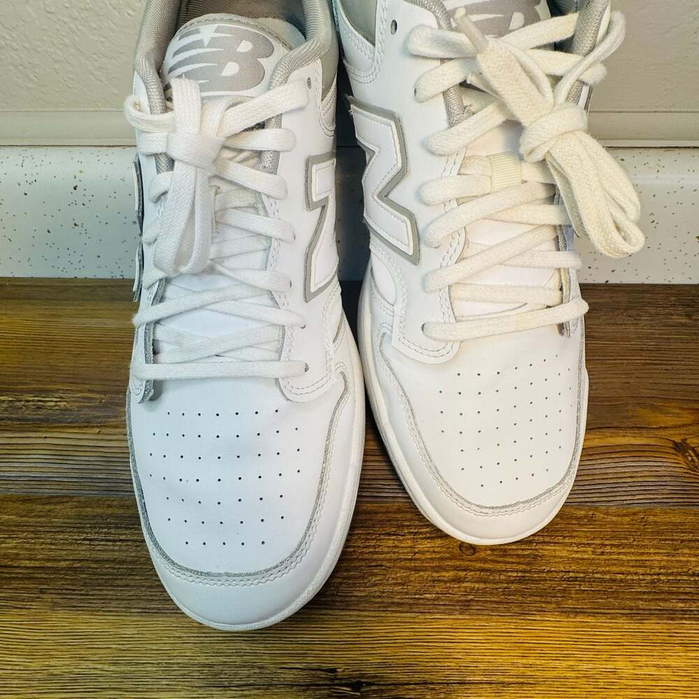 New Balance 480 White Grey Matter Sneakers BB480LGM Men's Size 12 - Picture 8 of 9